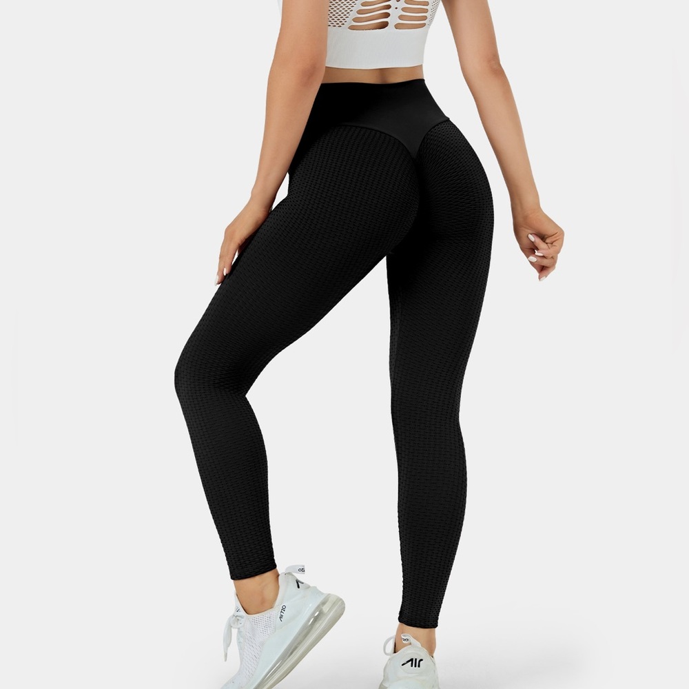 Halara Scrunched Seamless Yoga Leggings, Sz M